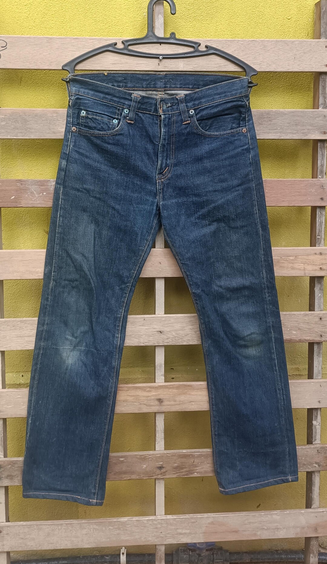 まい様 おまとめ❤︎ Vintage 70s Levi's 805 Blue Denim Jeans Stamp Button No8 - Size 31