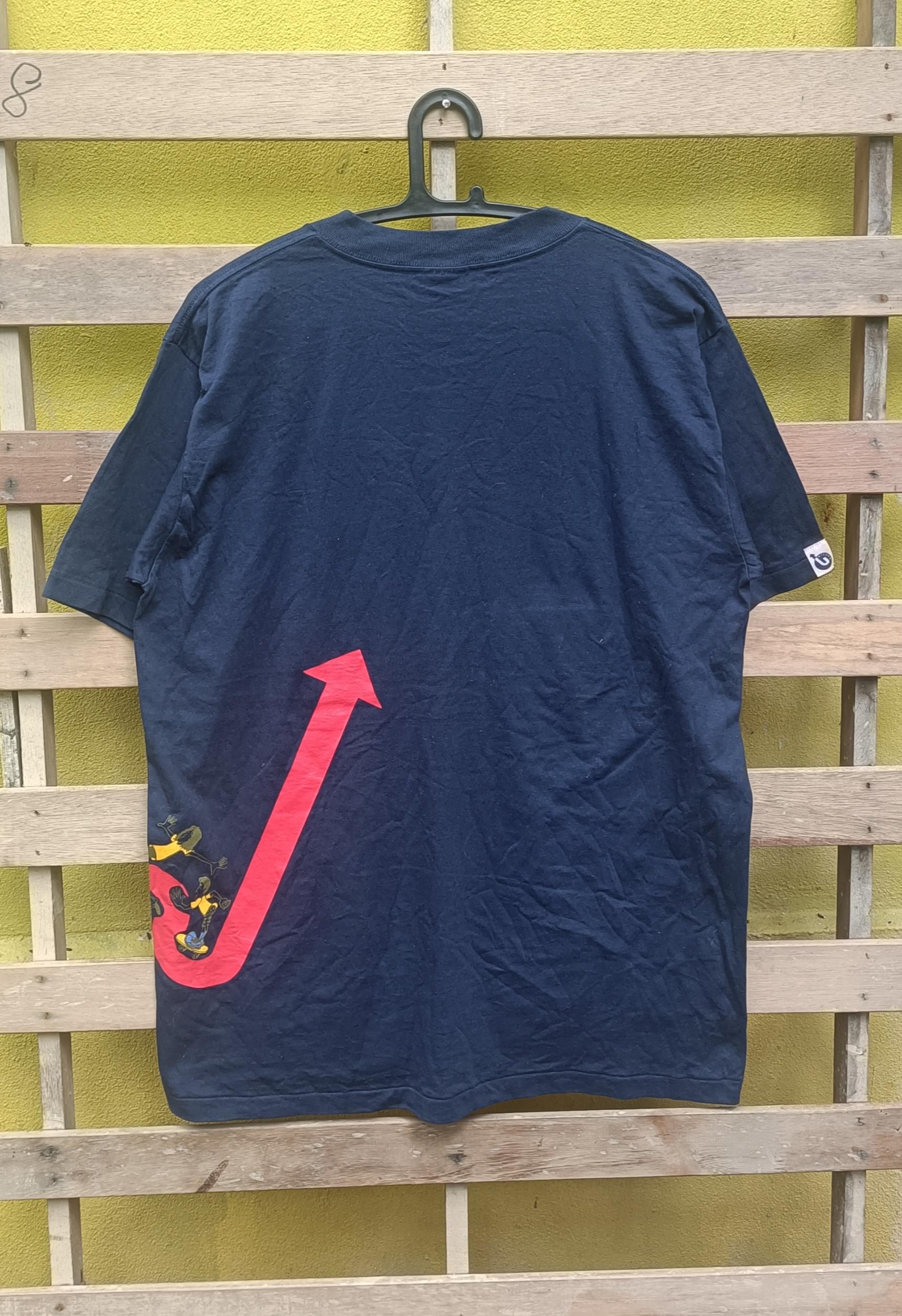 Vintage 90s Unicorn Japan Rock Band T-shirt Nice Design Navy Blue