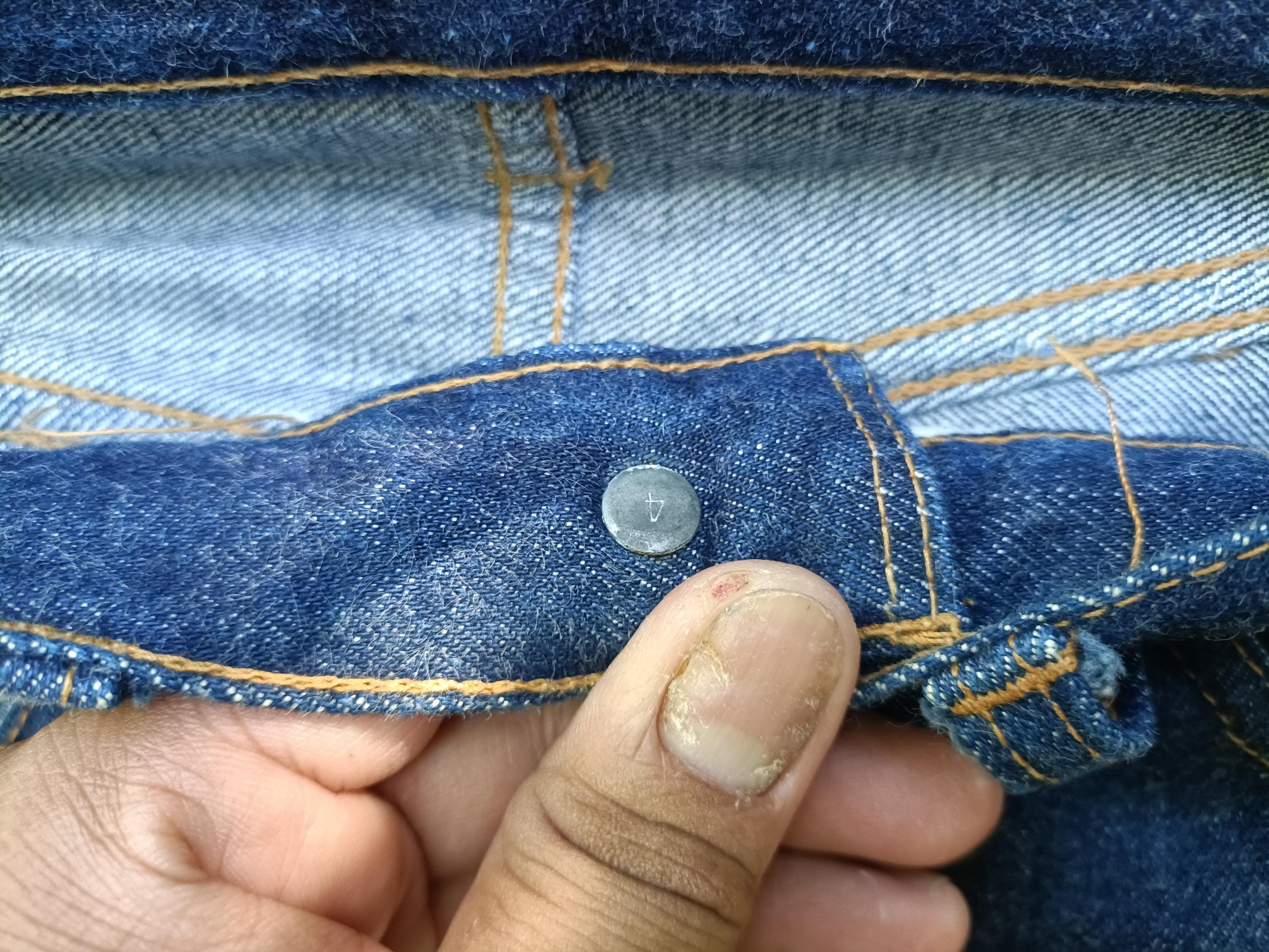 Vintage 60s Levi's 502-0117 Big E Dead Stock Made in USA Stamp