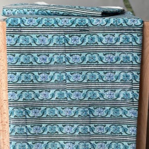 Hand Block Print Cotton Fabric: Indian Quilting & Dress Making