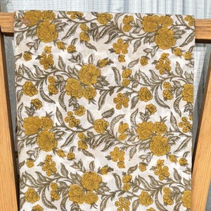 Hand Block Print Cotton Fabric: Indian Quilting & Dressmaking