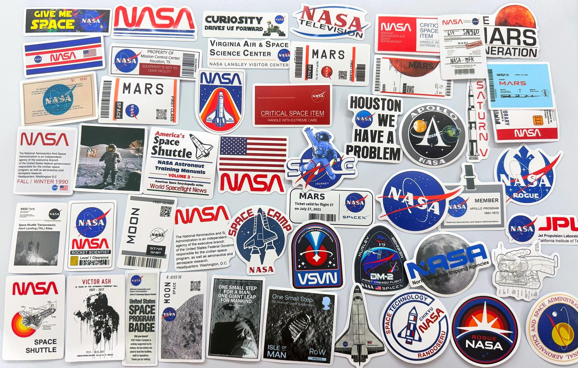 "Actually It Is Rocket Science" Space Vinyl Sticker - Waterproof Decal For Cars, Laptops, Water Bottles