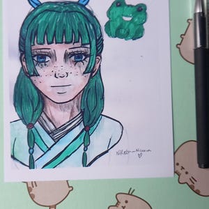 Apothecary Diaries Maomao drawing