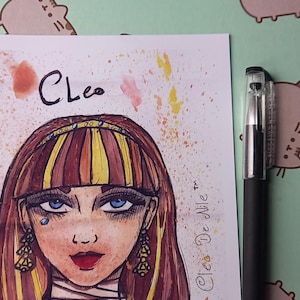 Monster high Cleo De Nile  drawing (g1)