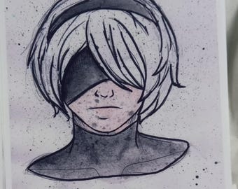 2B drawing prints