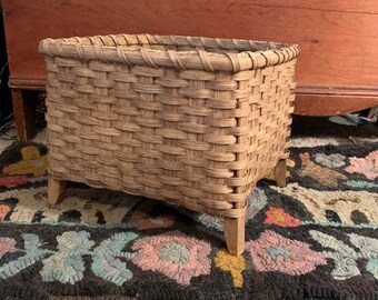 Rebekah's Basket, footed basket, wool drying basket