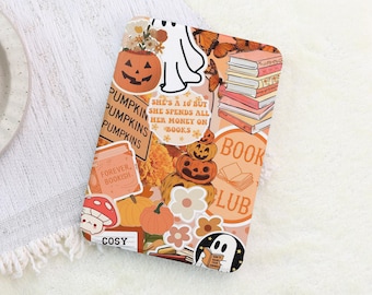 Halloween Book Club Kindle Hülle 2024 Paperwhite 12th Gen Kindle 12th/11th/10th Gen Colorsoft Kindle Cover Case Case with Hand Schlaufe