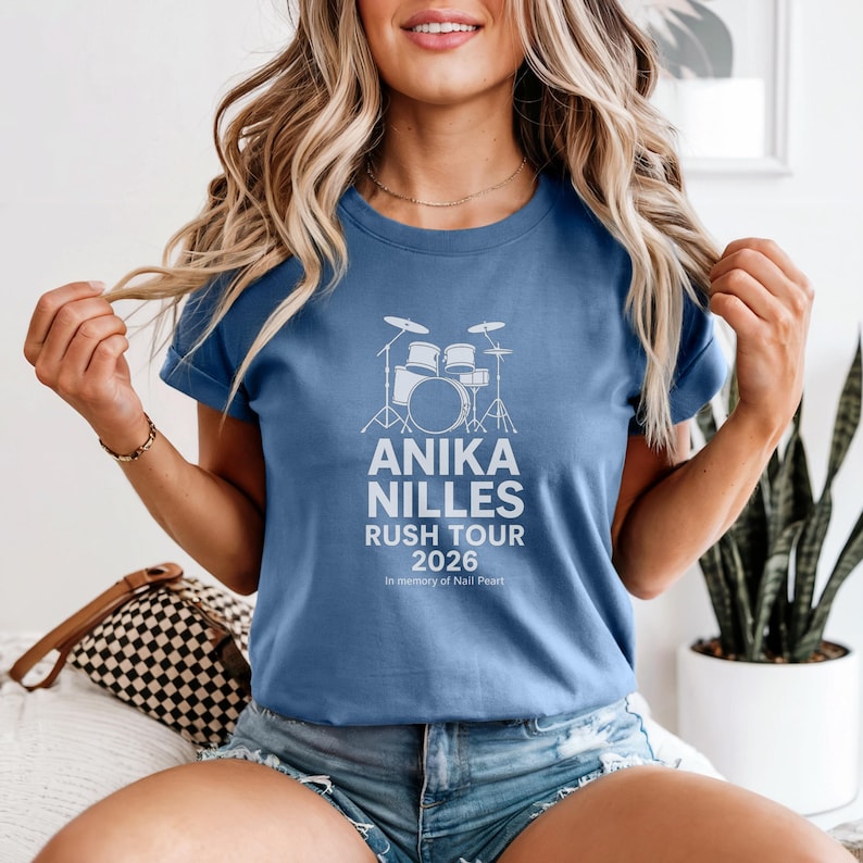 Anika Nilles Rush Tour 2026 T Shirt Drummer Fan Tee Prog Rock Etsy Il Tade 
