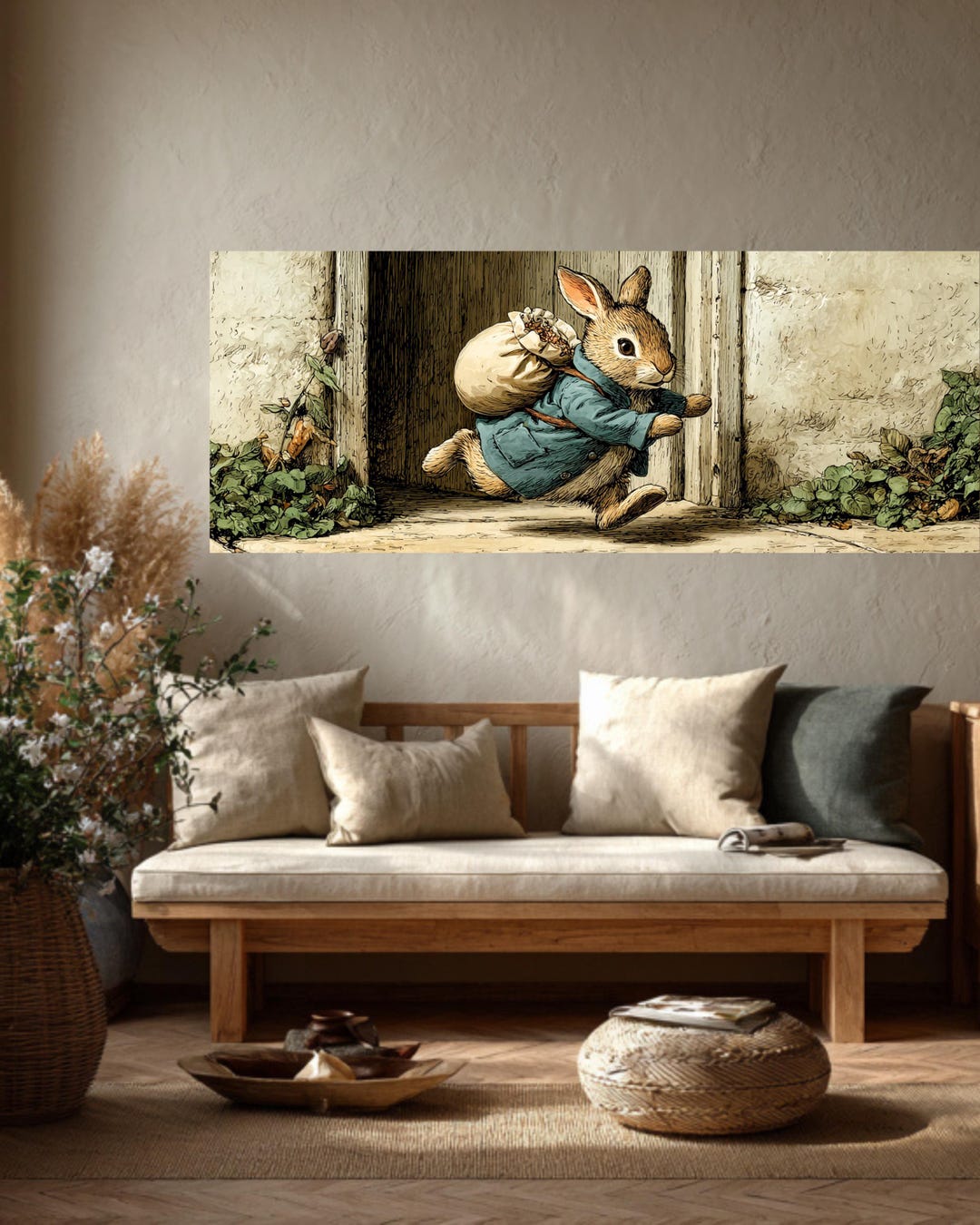 Peter Rabbit Easter Wall Art | Beatrix Potter Watercolor Illustration ...