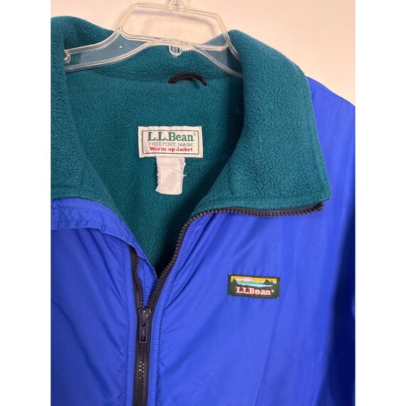 ジャケット・アウター 90's L.L. Bean WARM UP FLEECE JACKET VTG Vintage L.L. Bean Teal Warm-up Jacket – Fleece Lined 90s Outerwear