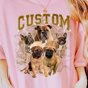 Comfort Colors Custom Pet Bootleg Shirt: Retro Style Dog Lover Tee