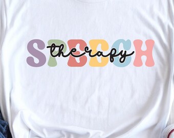 Camiseta Comfort Colors para terapia del habla, camiseta de regalo para logopedas, camiseta que destaca la importancia de la comunicación.