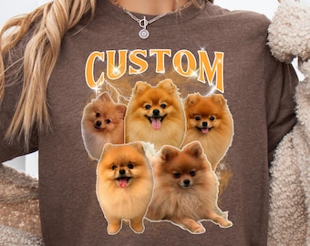 Comfort Colors Custom Pet Bootleg Shirt: Retro Style Dog Lover Tee