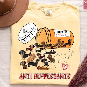 Comfort Colors Funny Dog Meme T-Shirt: Mental Health Tee