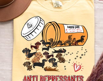 Comfort Colors Funny Dog Meme T-Shirt: Mental Health Tee