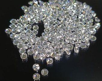 Diamante CVD de laboratorio de talla redonda, claridad VS