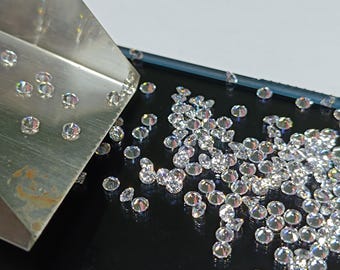 2mm Round Brilliant Lab Grown Diamonds | F Color VS Clarity Melee Stones (Set of 5)