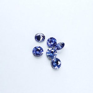 Tanzanite Round Cut Loose Gemstone Lot 6 Pcs 4 MM, Tanzanite Gemstone, Tanzanite Stone For Jewelry Making