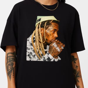 Lil Wayne Rap Shirt Hip Hop Legend Tee Vintage Bootleg Style Graphic Streetwear Fan Made Merch