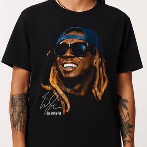 Lil Wayne Shirt Vintage Rap Tee Hip Hop Graphic T-Shirt Young Money Streetwear Carter Fan Gift