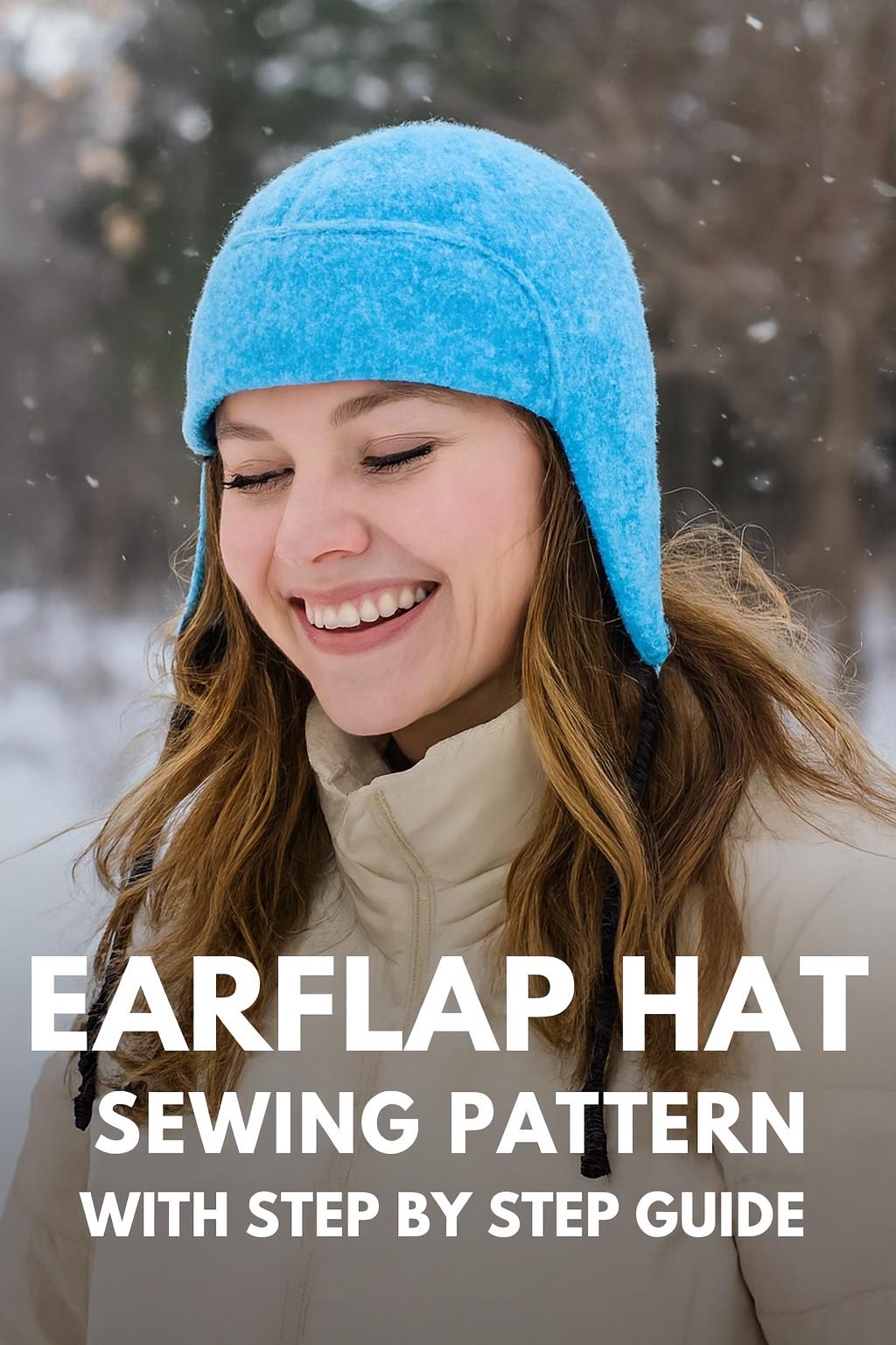 DIY Earflap Hat Sewing Pattern-step-by-step Tutorial - Etsy