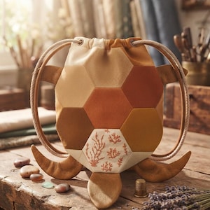 Turtle Dice Bag  Sewing PDF – DIY Fabric Bag