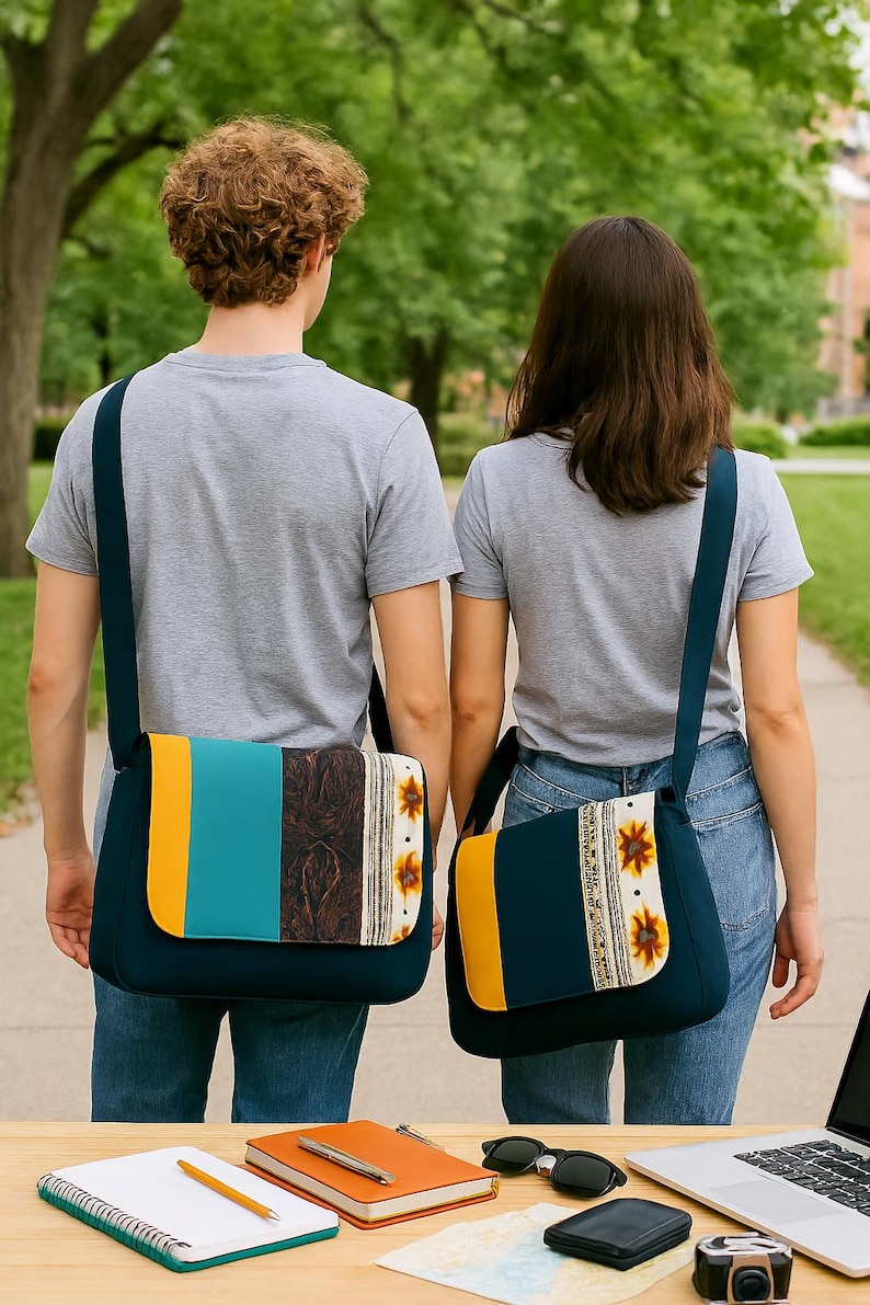 Messenger Bag Pattern PDF – Crossbody With Pockets - Etsy