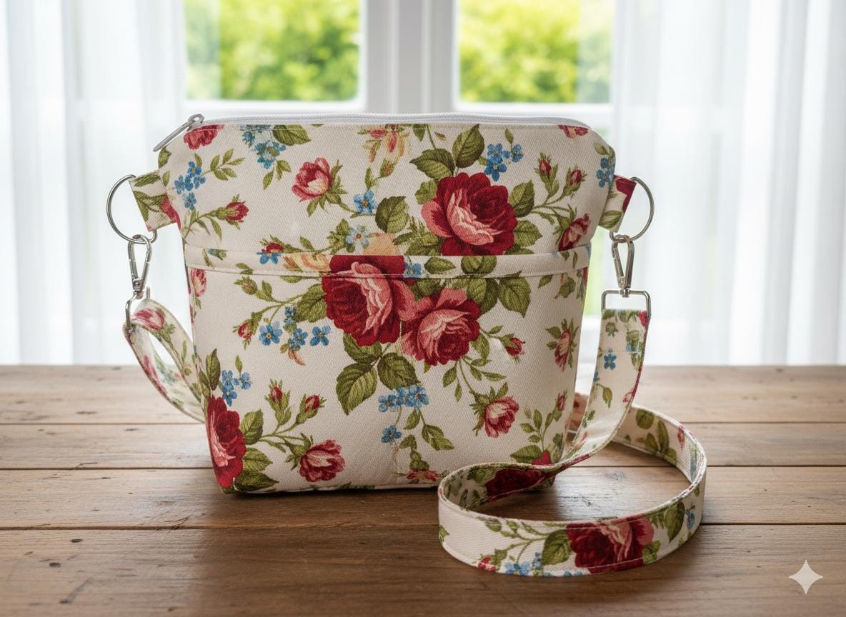 DIY Crossbody Bag Sewing Pattern – PDF With Step-by-step Instructions ...