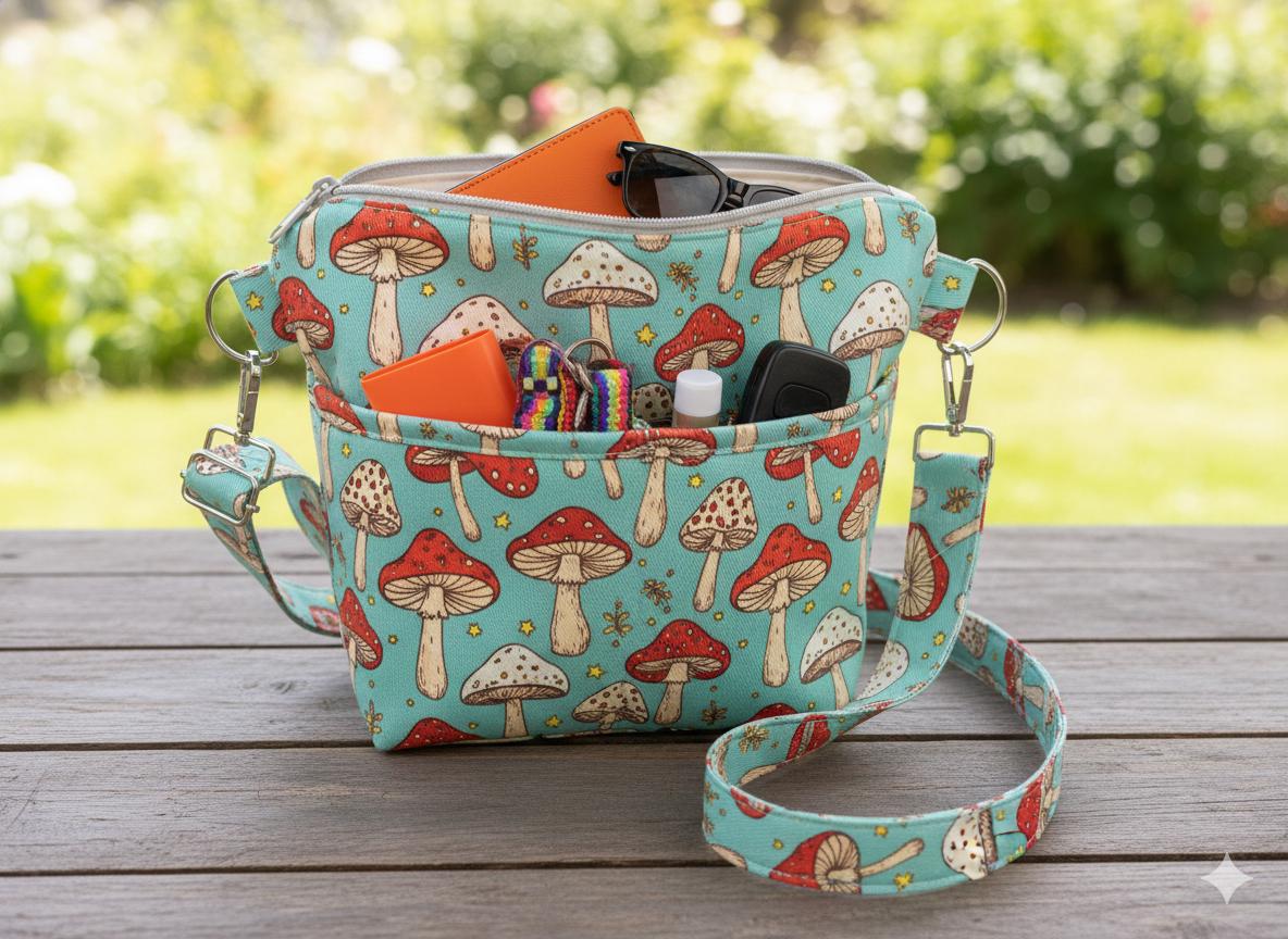 DIY Crossbody Bag Sewing Pattern – PDF With Step-by-step Instructions ...