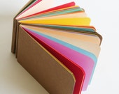 Rainbow Eco Notepads -  Recycled Sketchpads -  Eco-friendly  notepads, pocket jotters great for making to-do lists