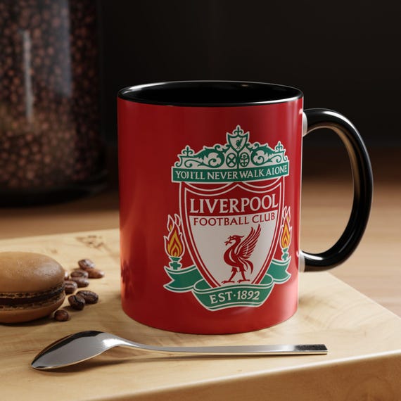 Liverpool FC Coffee Mug, Red Soccer Fan Gift
