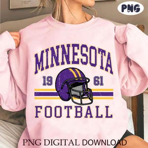 Minnesota Football Png,Gift Vintage Style Minnesota Football Png, Sports Team Png, Football Lovers, file,digital download