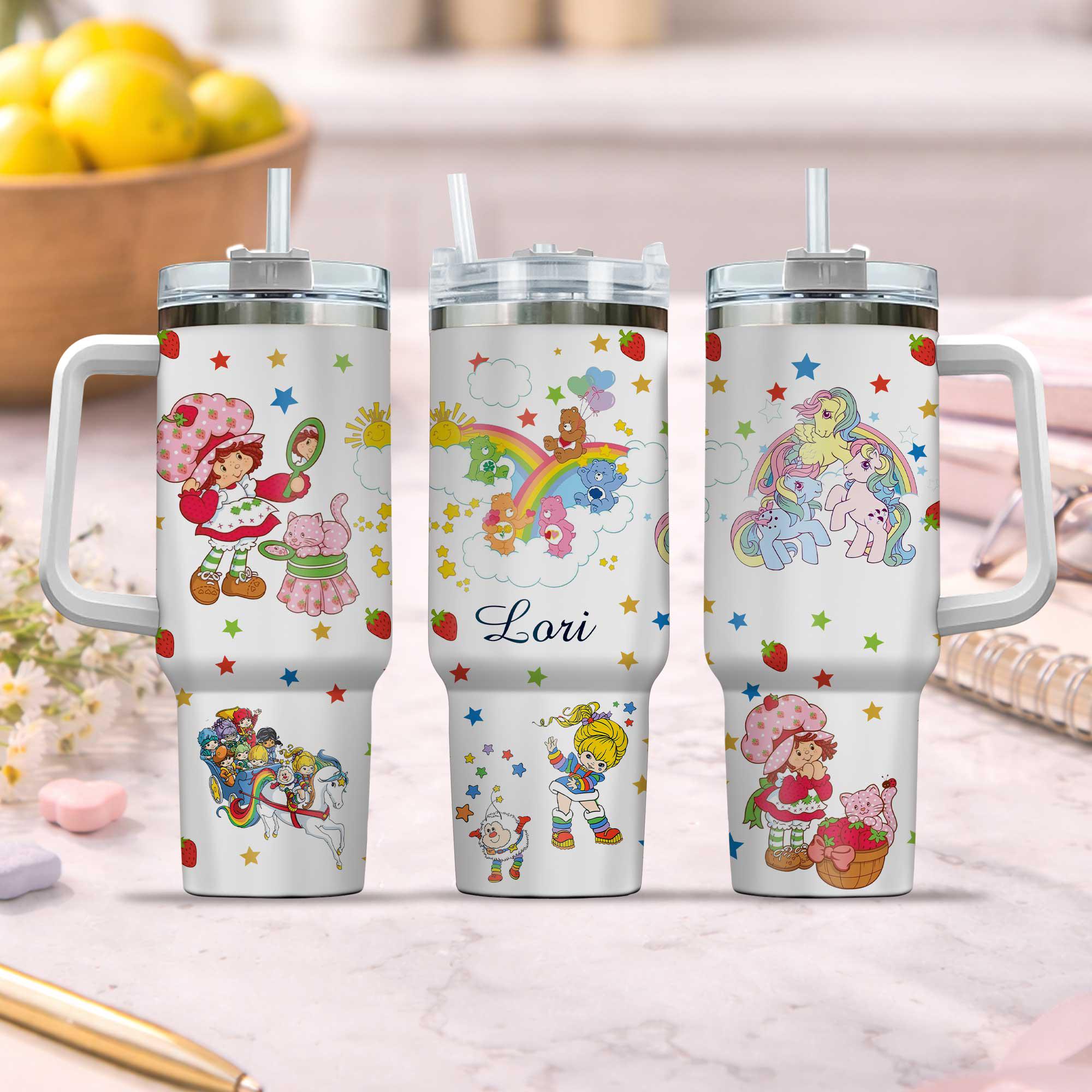 Discover Strawberry Girl Rainbow Girl 40oz Tumbler