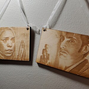 Rose and the Doctor Ornaments