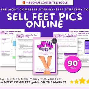 Feet Pics säljguide: Strategi för onlineinkomst + bonusar och färdiga verktyg (PDF-nedladdning)