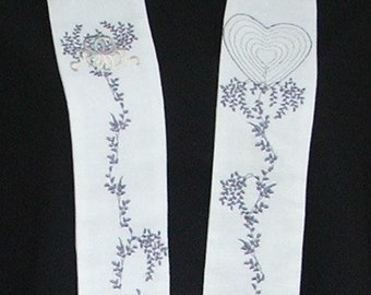 WEDDING clergy stole, vestment, Vines MADE to ORDER