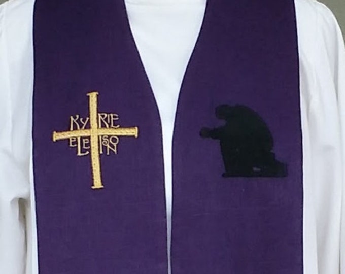 clergy stole, Priest Stole, Pastor's Stole, vestment  MADE to ORDER