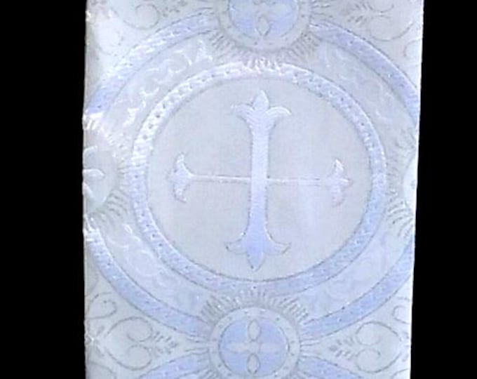 Deacon's Stole, Vestment, Cross Brocade Fabric, MADE to ORDER