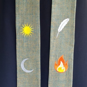 clergy stole, Pastor&#39;s Stole, Priest Stole, elements, MADE to ORDER