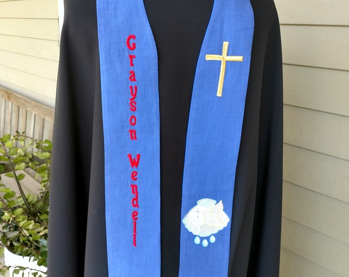 Confirmation Stole MADE TO ORDER