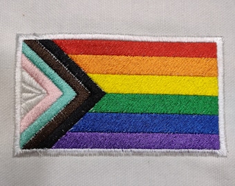 Inclusive Pride Flag Machine Embroidery Design for Download