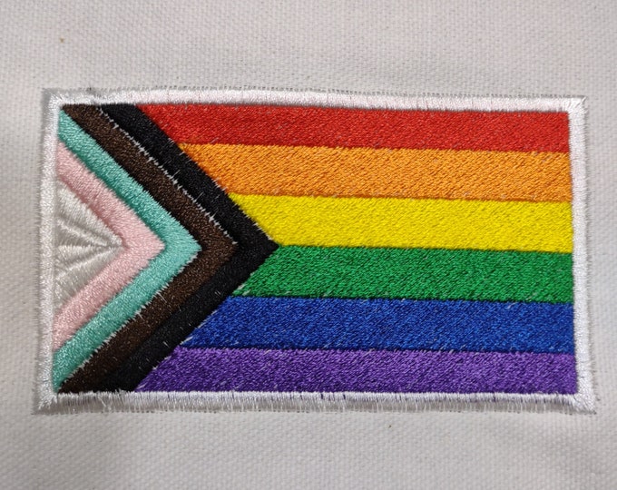 Inclusive Pride Flag Machine Embroidery Design for Download