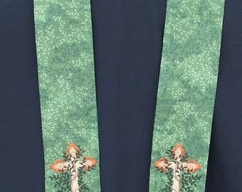 Clergy stole,Chaplain, visitation, Tree of Life Cross , MADE to ORDER