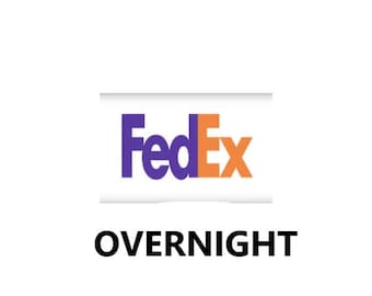 UPGRADE to FedEx overnight shipping