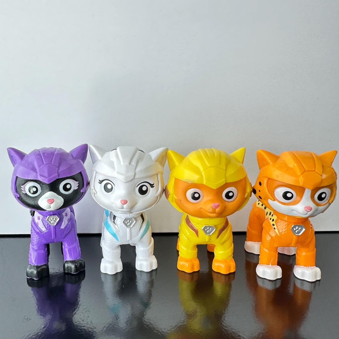 Cat Pack Rory Paw Patrol Wild, Rory, Shade & Leo Cat Pack Figures – HTF Set of 4 - Etsy