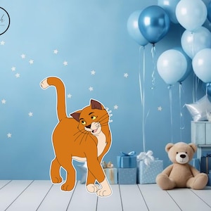 cutout aristocats cutouts standees aristocats Birthday backdrop party cutout props, yard cutout digital cutout aristocats Baby shower decor