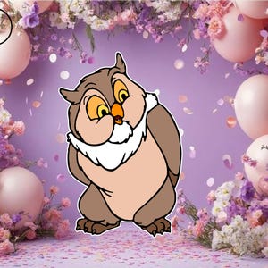 bambi cutouts standees, bambi cutouts, bambi Birthday backdrop party  cutout props yard cutout digital bambi Baby shower decor friend owl