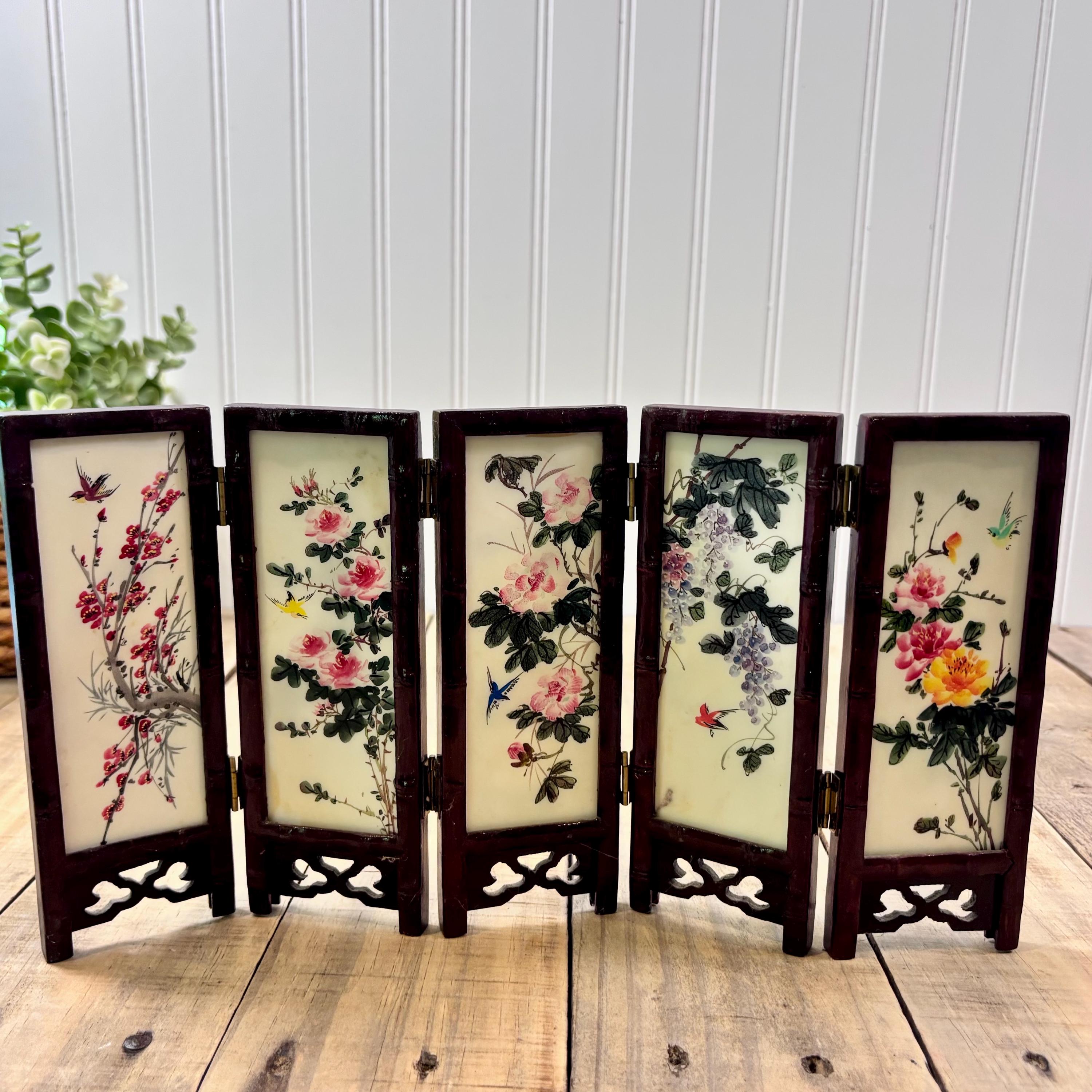 Mini Chinese Folding Screen - Etsy