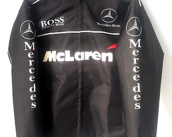 F1マクラーレン ヴィンテージ レーシングジャケット | 刺繍入り
