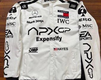 F1マクラーレン ヴィンテージ レーシングジャケット | 刺繍入り